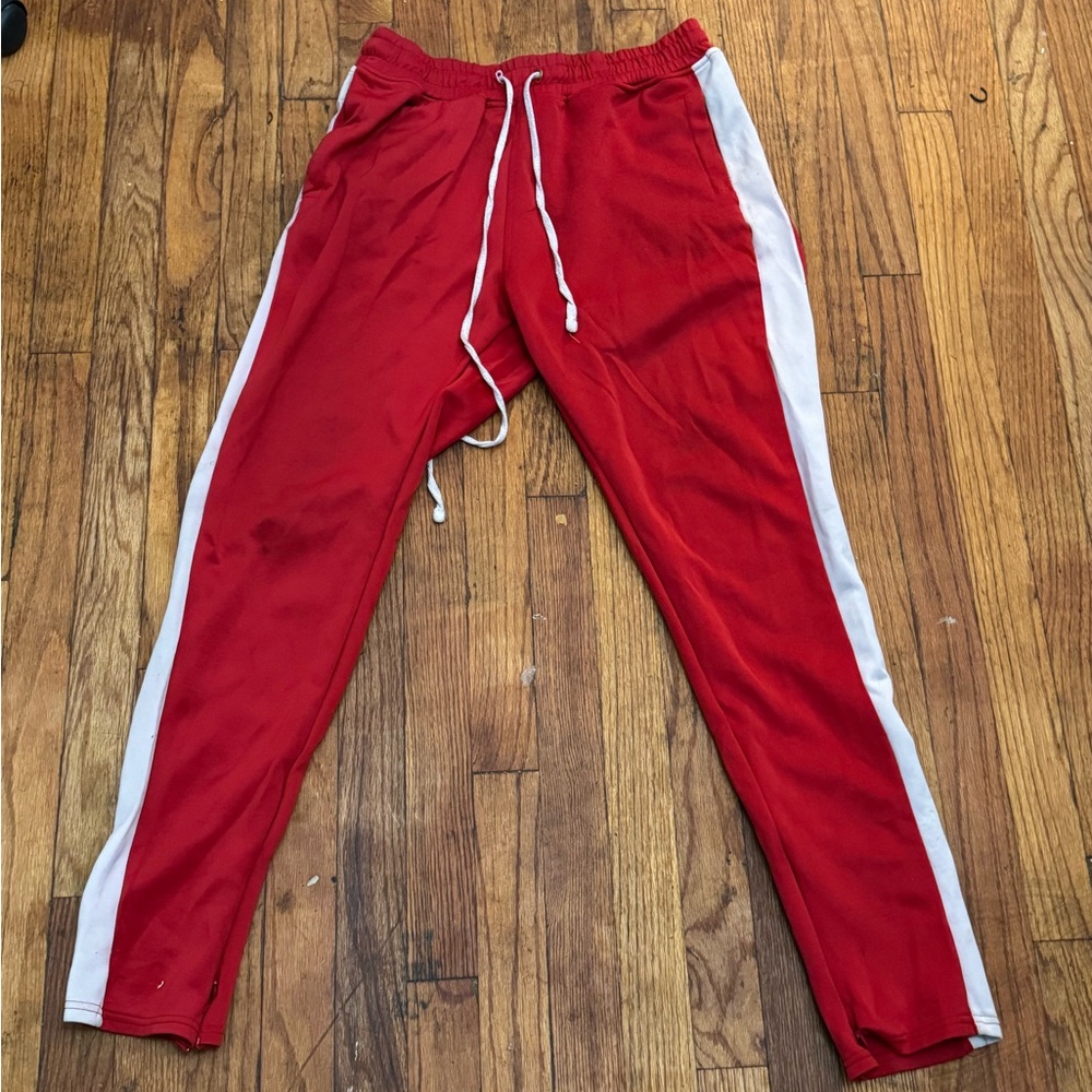 Red Jogging Pants